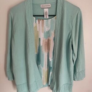 Alfred Dunner Women's Mint Cardigan